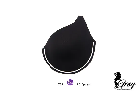 Чашки спейсер АМ-01, 75В-80А-70С-65D, серебристый пион 168