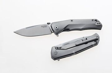 Складной нож Lion Steel "T.R.E." L/TRE-BRS c клинком из стали Böhler M390 Microclean®, рукоять титан