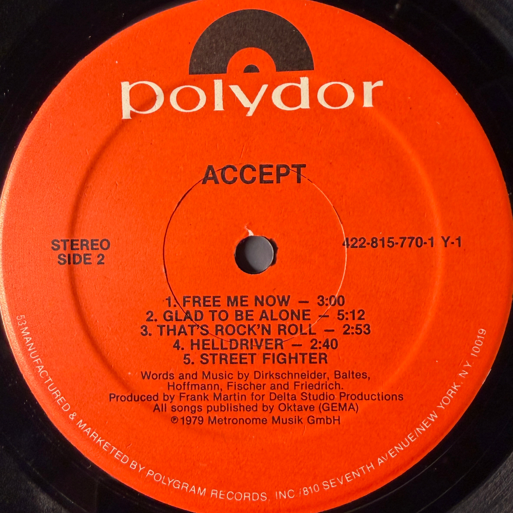 Accept ‎– Accept (США 1986г.)