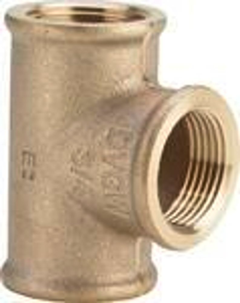 Тройник Viega, ВВВ, 1/2"х1/2"х1/2", бронза