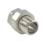 Соединитель латунь никель американка Ду 32 (1 1/4") прямой ВР/НР SantechSystems