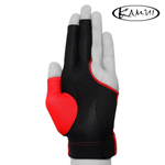 Перчатка для бильярда "Kamui QuickDry" красная/черная левая XXL