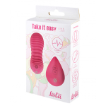 Розовые вагинальные виброшарики 8,3см с пультом ДУ Lola Games Take It Easy Era 9021-08lola