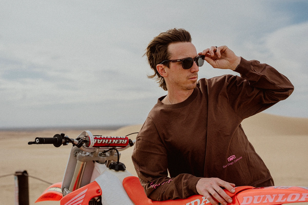 Спортивные очки 100% Hudson / Gloss Havana / Grey Lens