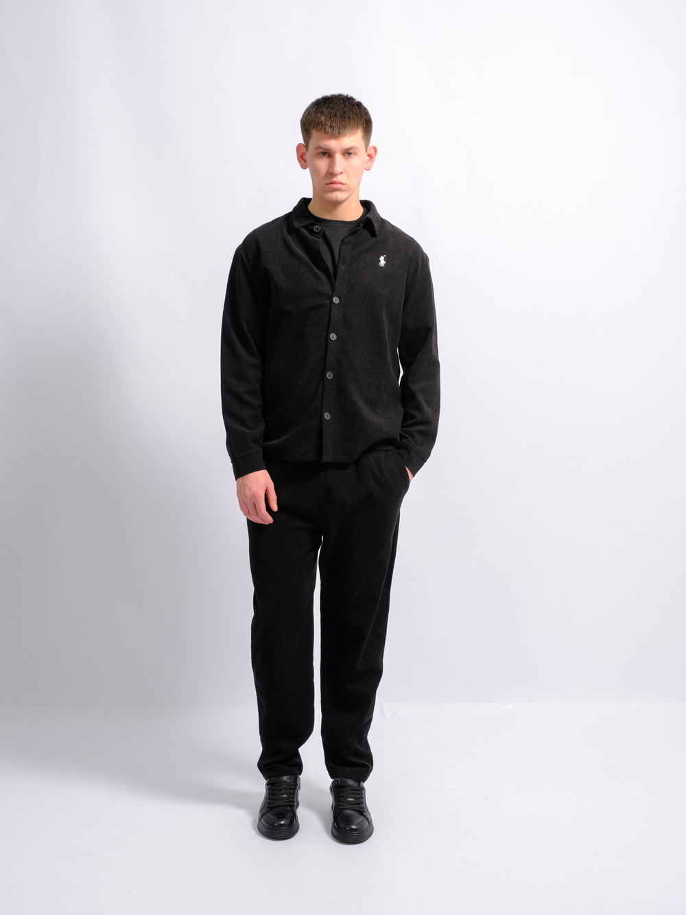 Костюм Polo Rl вельвет(черн.)