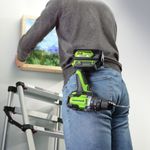 Дрель-шуруповерт ударная акк. Greenworks GD24DD140, 24V,б/щет,70/140Нм,Anti-kickback,1x4Ач,ЗУ,кор (3707607CUB)