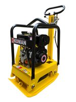 Виброплита реверсивная KOMAN MS125-1 дизельная - [137 кг / 25 кН / Hi-Earns 173FE]