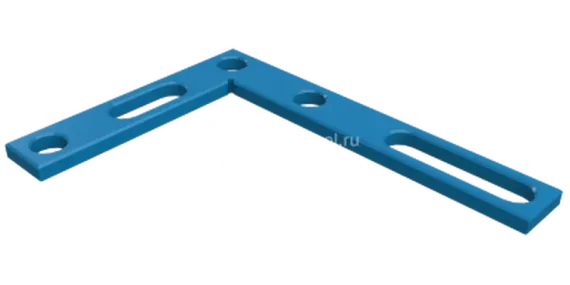 Угол плоский горизонтальный PLUS 350×250