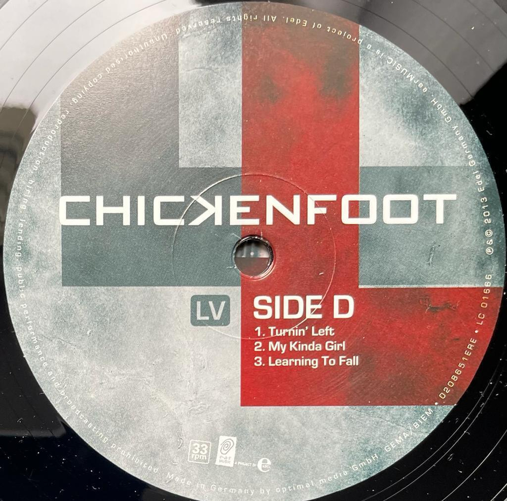 Chickenfoot- LV (Европа 2013г.) 2LP