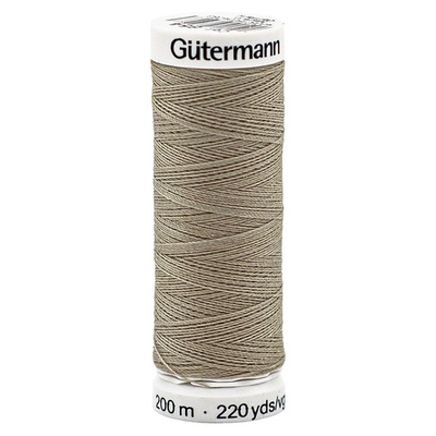 01 Нить Sew-All 100/200 м для всех материалов, 100% полиэстер Gutermann 748277 (854 пастельно-болотный)
