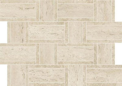 Мозаика Marvel Travertine Pearl Mosaico Basketweave