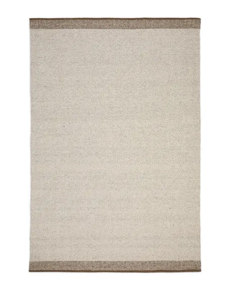Ковер из бежевой шерсти Nifelia, 200 x 300