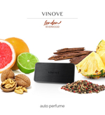 Ароматизатор для автомобиля VINOVE WOOD / темное дерево / LONDON / ЛОНДОН