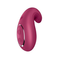 Малиновый клиторальный вибромассажер 9см Satisfyer Dipping Delight