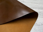 Коричневая кожа козы Quentin Silk Sugar с мягкой пластичностью и ровной фактурой