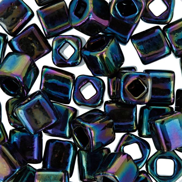 Бисер Toho Cube 4 мм, 25 г (5х5 г), 0086 т.фиолетовый
