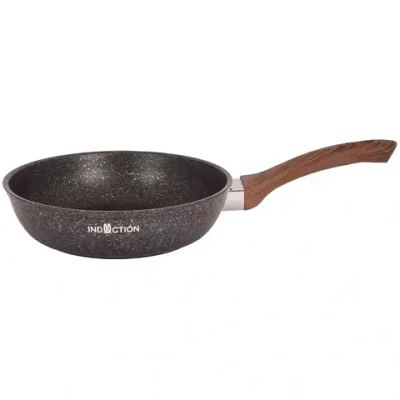 Сковорода 220мм с ручкой, ап линия «Granit Ultra Induction» (blue)