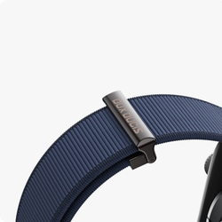 Ремешок синего цвета с магнитной фиксацией для смарт часов Apple Watch размером 38, 40, 41 и 42MM, серия Strap (YM Series) от Dux Ducis
