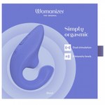 Бесконтактный клиторальный стимулятор Womanizer Blend, голубой