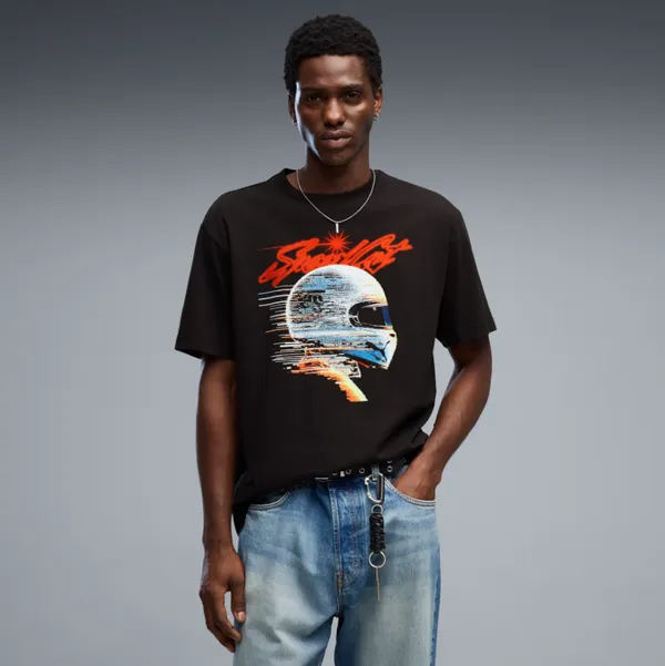 Футболка мужская PUMA GRAPHIC Speedcat Relaxed Tee