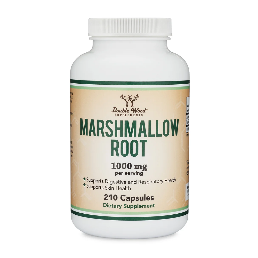 Double Wood Supplements - Marshmallow Root - 210 x 500 mg capsules