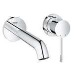 Внешняя часть смесителя для раковины GROHE Essence+ на 2 отверстия (вынос 183 мм), хром (19408001)