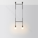 Ceiling design lamp  Side Step by Volker Haug (Black)