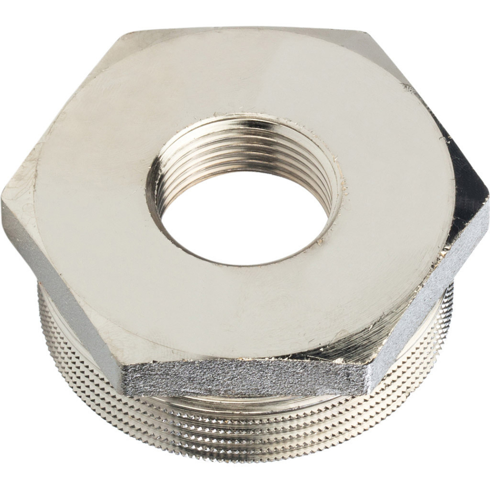 Футорка Stout 1 1/2"Х3/4" нар-вн никель