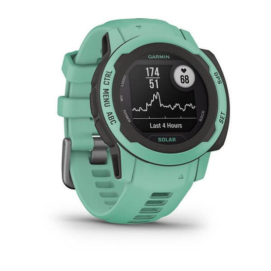 Спортивные прочные часы Garmin Instinct 2S, Solar, Neo Tropic, 010-02564-02