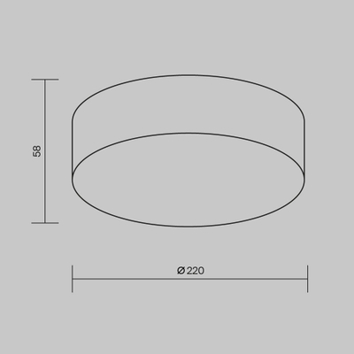 Уличный потолочный светильник Зон / Zon IP 4000 30Вт IP65, O431CL-L30B4K. TM Maytoni