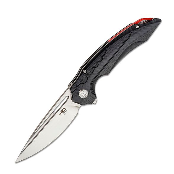 Цена наСкладной нож Bestech Ornetta, сталь D2, рукоять черная G10