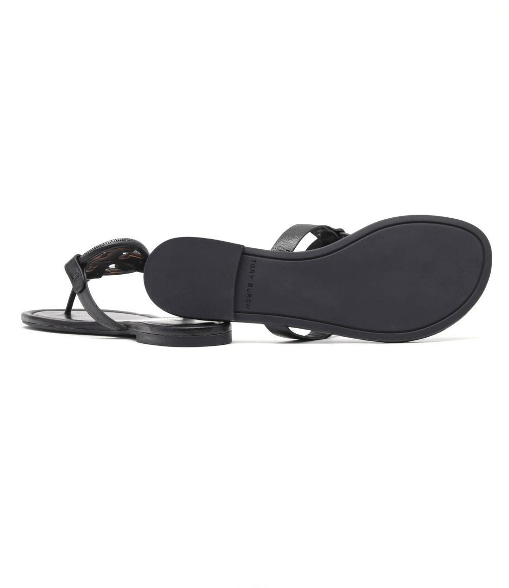 кожаное вьетнамки miller pave TORY BURCH - черный(145945)