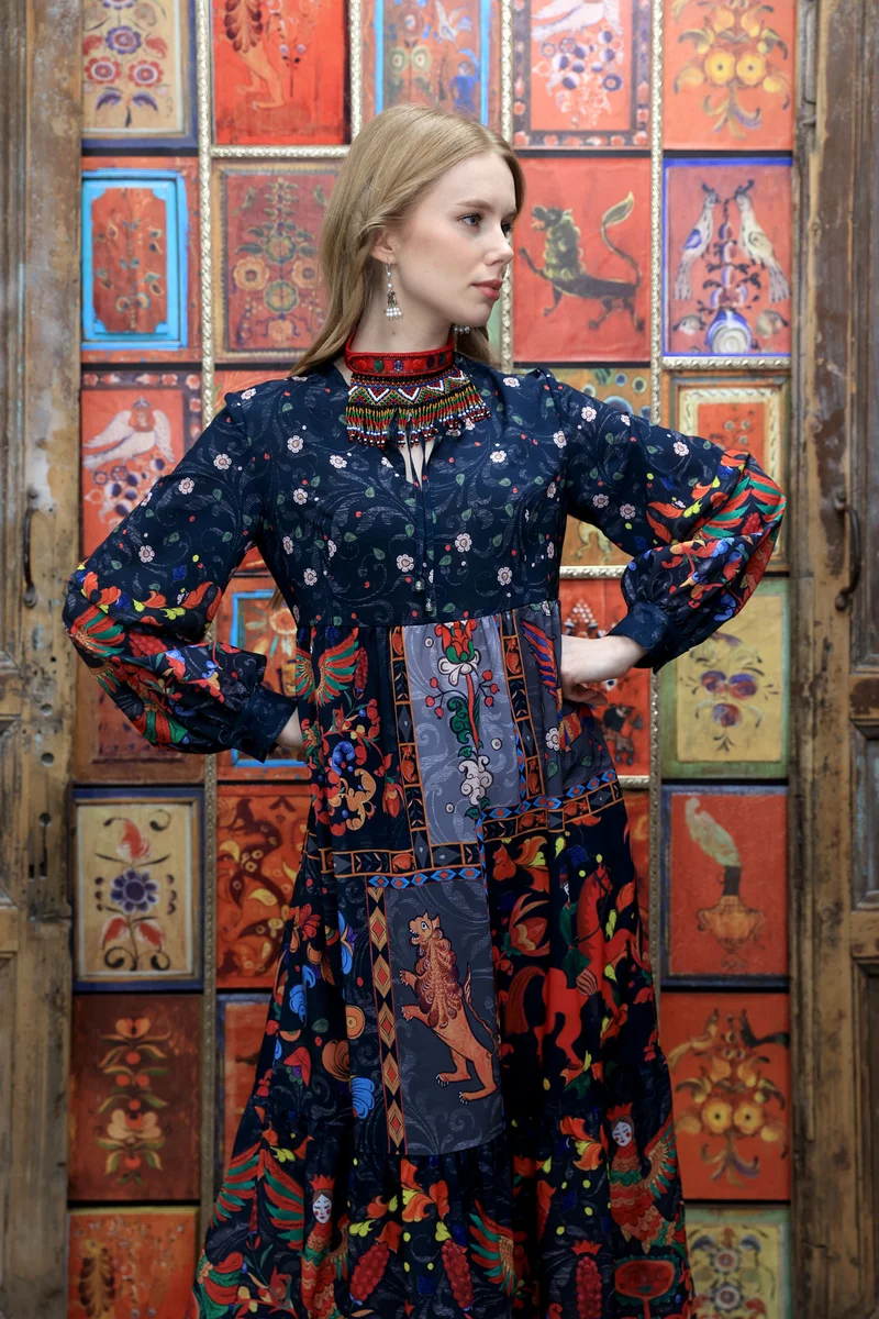Платье "Крестьянка. Масленица"