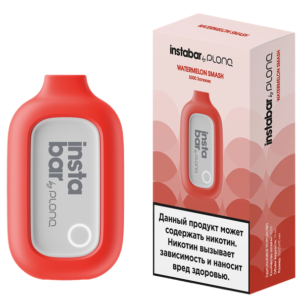 Купить Одноразовый Pod Plonq instaBar - Спелый арбуз (5000 затяжек)