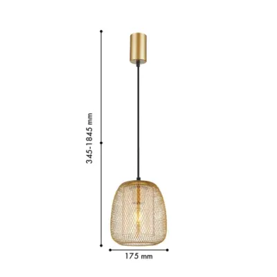 Подвес Galler 4348-1P, 1*E27*40W. ТМ F-Promo