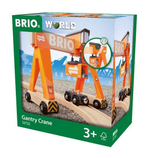 BRIO Портовый мостовой кран с кабиной и вагончиком с грузом