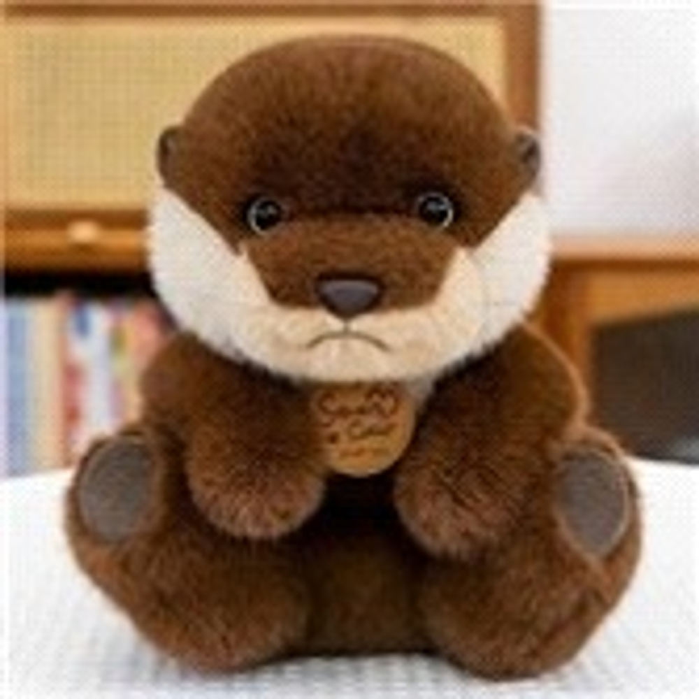 Игрушка мягконабивная Выдра корич 26см