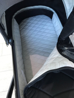 Коляска детская Peppy Monaco 2 в 1 Royal black (черный), рама черный глянец