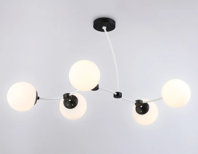 Подвесной светильник TR2546/5 WH/BK белый/черный E27/5 max 60W 950*600*450