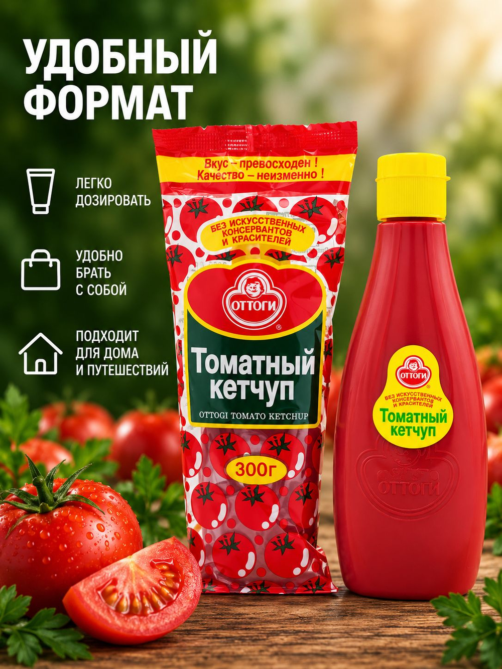 Томатный кетчуп корейский Оттоги 300 г