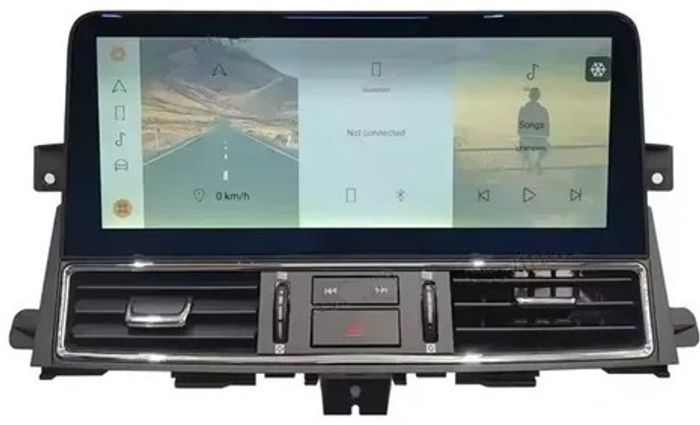 Магнитола для Infiniti QX56/QX80 2010-2019 (поддержка Bose, 360 и мониторов) - Kuberg SL-N1230 Android 12, Быстрая, SIM-слот, CarPlay, 2K