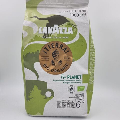 Кофе в зернах Lavazza Tierra Bio Organic 6/10 Torino Italia , 1 кг (Из Финляндии)