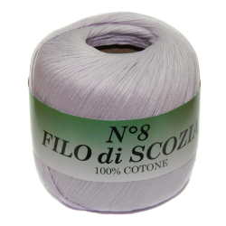 Пряжа Filo Di Scozia №8 50г, 340м, 100%мерсеризованный хлопок (цена за 1 шт)