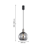 Подвес Dubbel 4355-1P, 1*E27*40W. ТМ F-Promo