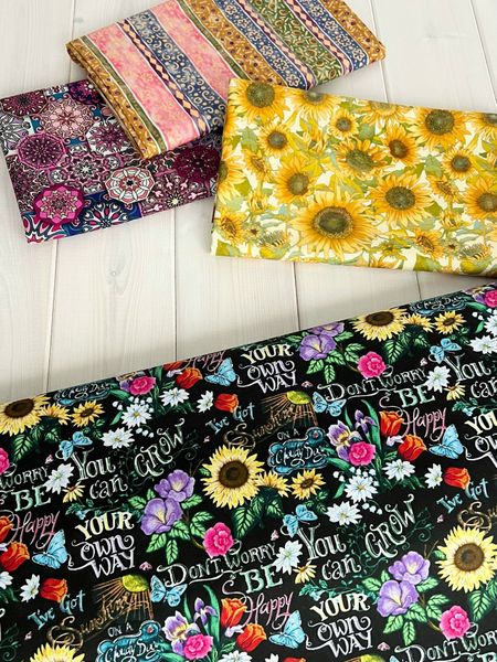 РОЗОВО-ГОЛУБАЯ КАЙМА, 100% хлопок, Handmade Fabrics 5