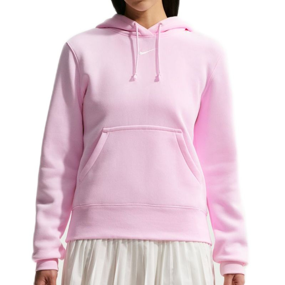 Женская теннисная куртка Nike Sportwear Phoenix Fleece - pink foam/sail