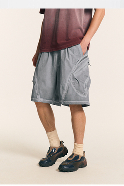 Шорты Nothomme Monterest Garment Dyed серый