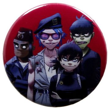 Значок Gorillaz группа (433)
