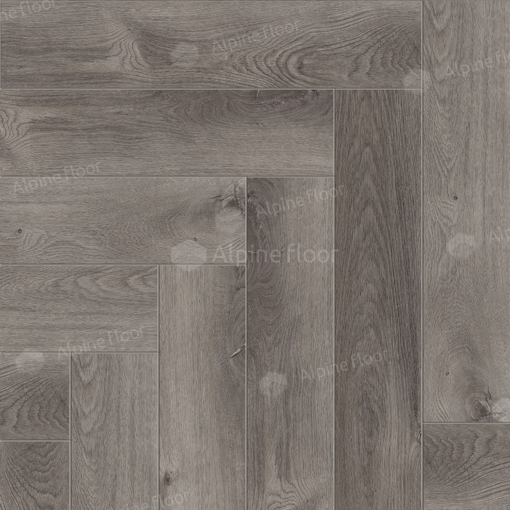Каменно-полимерная плитка Alpine Floor Паркет лайт (Parquet Light) Дуб Мерга ЭКО 13-13