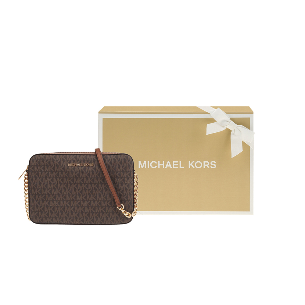 Сумка MICHAEL KORS MK Jet Set LOGO, 35F8GTTC3B-BROWN